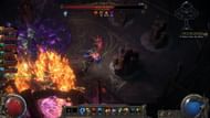 Avoid the huge purple puddles, as well as the purple arcane missiles (Image via GGG)